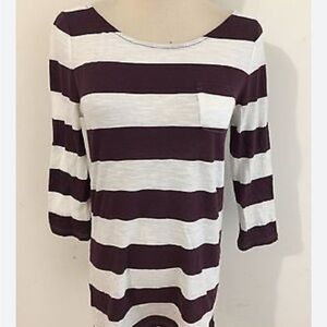 Ann Taylor Loft Sunwashed Bateau Top